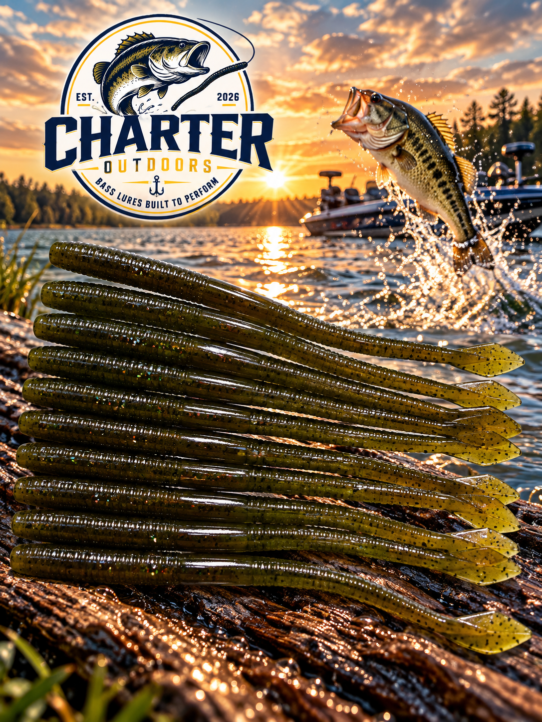 5.75" Cut Tail Bluegill Pack of 10